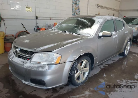 2013 Dodge Avenger Se из США, поврежденный, VIN 1C3CDZAB1DN517827